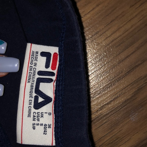navy blue fila tube top. - Picture 4 of 4
